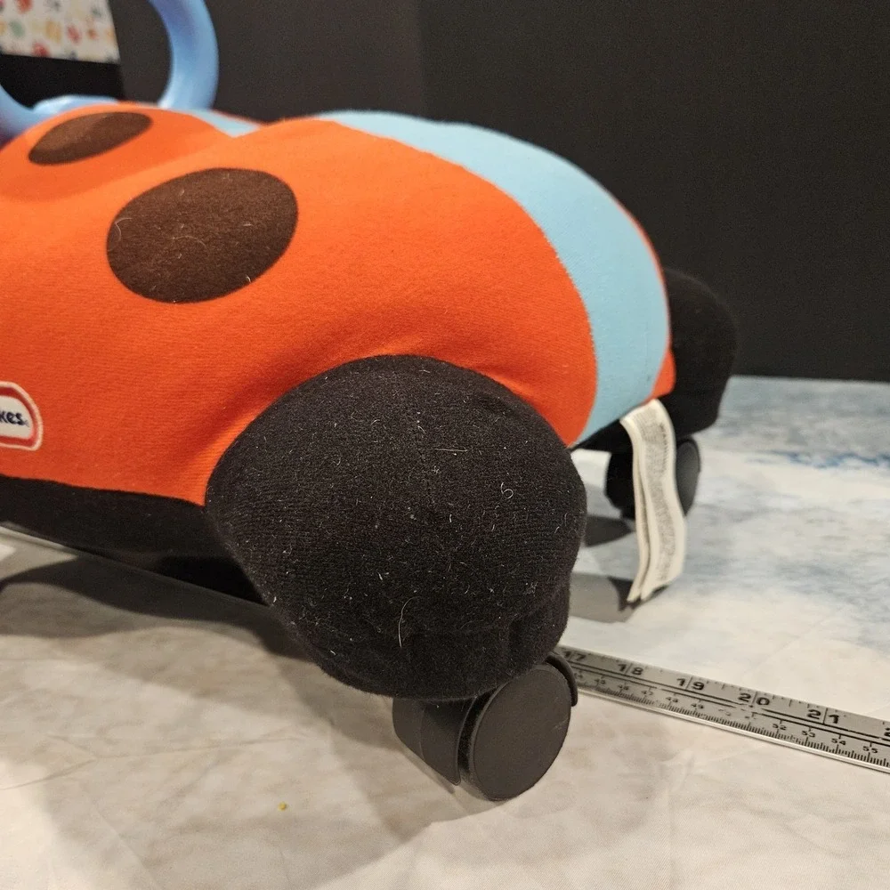 Vintage Little Tikes Ladybug Ride On Scooter Plush Toddler Toy Red Black‎